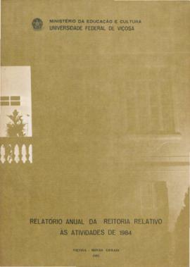 Relatório de Atividades de 1984