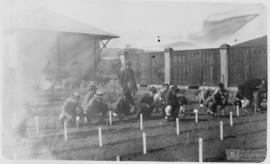 Aula prática na horticultura