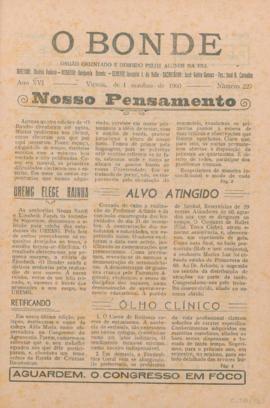 O Bonde - Edição 227 de 01/10/1960
