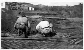 Fabricação de esteira de teto para a primeira Residência do Diretor