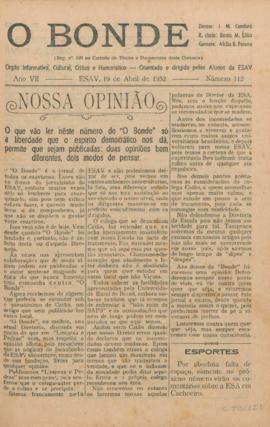 O Bonde - Edição 112 de 19/04/1952