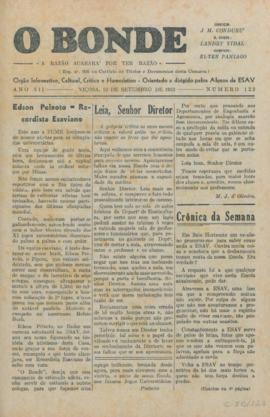 O Bonde - Edição 122 de 13/09/1952